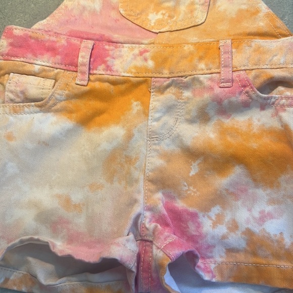 4/$15 the childrens place 3t shorts overalls pink - Picture 3 of 5